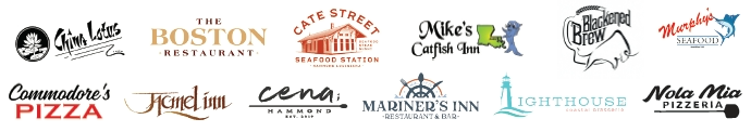 Participating restaurants